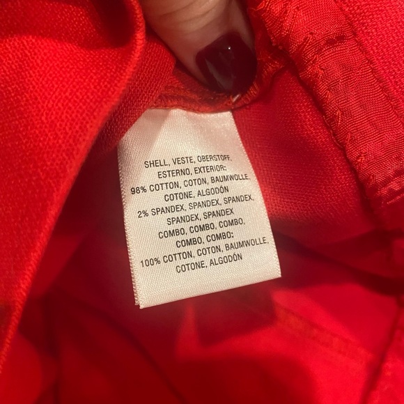 Anthropologie Maeve Alexa Red Bow-Back Shift Dress cut out Size 6 EUC - Picture 4 of 4